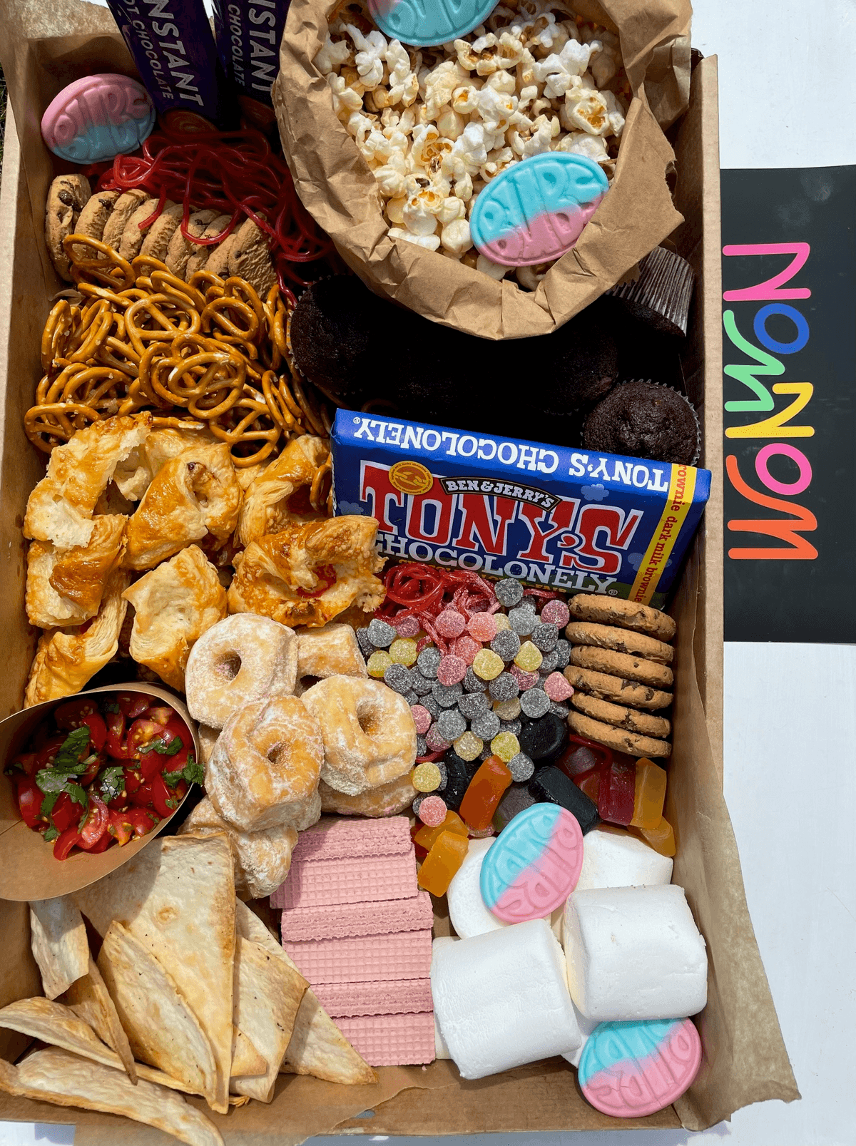 Movie night sleepover box